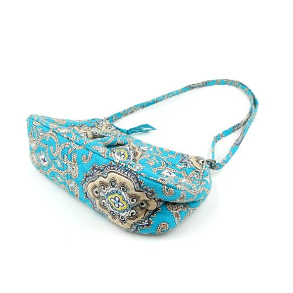 Vera Bradley Totally Turq Frannie Crossbody Purse - Picture 5 of 9